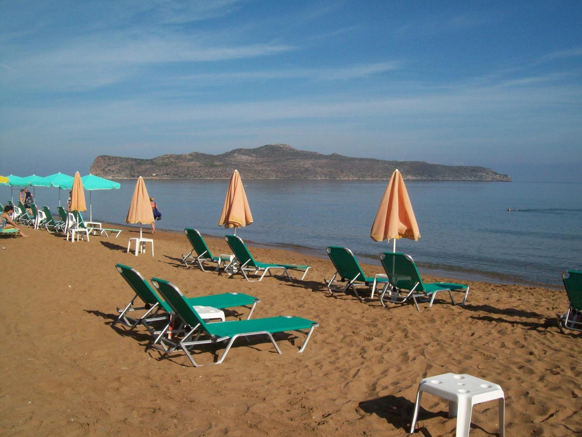 Kato Stalos Beach Exterior foto